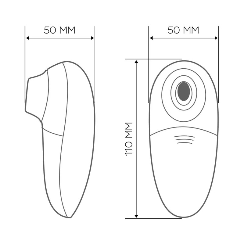 Вакуумний стимулятор клітора Womanizer Mini Red Wine Вакуумний стимулятор клітора Womanizer Mini Red Wine