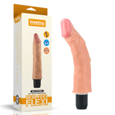 Реалистичный вибратор LoveToy Reel Feel Flexi Vibrator Flesh 9,5