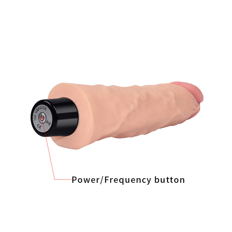 Реалістичний вібратор LoveToy Reel Softee Vibrator 8,3 Тілесний Реалістичний вібратор LoveToy Reel Softee Vibrator 8,3 Тілесний