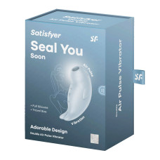 Вакуумный клиторальный стимулятор с вибрацией Satisfyer Seal You Soon, 2 независимых мотора