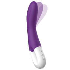 Вибратор точки G Liebe Bend It Rechargeable Purple, 10 режимов, очень мощный, гибкий ствол