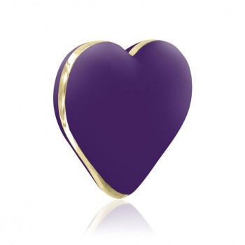 Вибратор-сердечко Rianne S: Heart Vibe Фиолетовый, 10 режимов работы