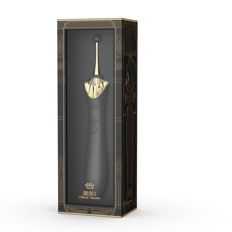 Мультифункциональный вибратор Zalo — Bess 2 Obsidian Black, 4 насадки, подогрев. Мультифункциональный вибратор Zalo — Bess 2 Obsidian Black, 4 насадки, подогрев.