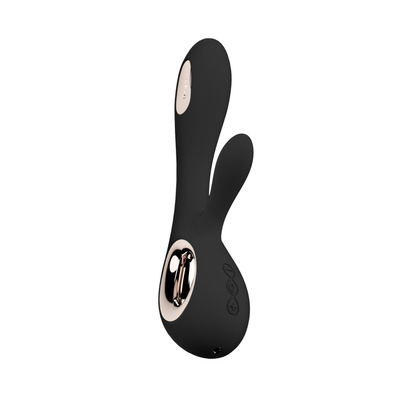 Вибратор-кролик LELO Soraya Wave Black, манящие движения ствола Вибратор-кролик LELO Soraya Wave Black, манящие движения ствола