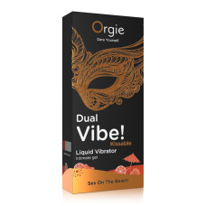 Жидкий вибратор Orgie Секс на пляже DUAL VIBE! 15 мл