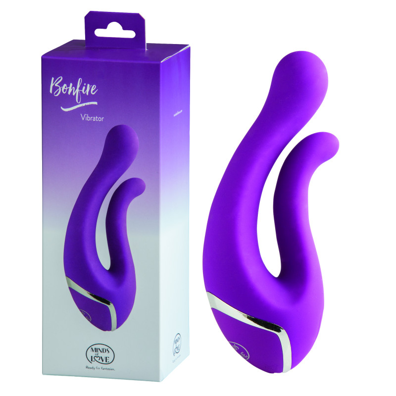 Вибратор StRubber MINDS OF LOVE Bonfire Фиолетовый Вибратор StRubber MINDS OF LOVE Bonfire Фиолетовый
