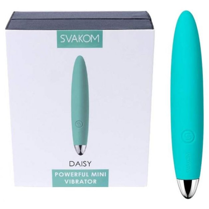 Компактный вибростимулятор клитора Svakom Daisy Зеленый Компактный вибростимулятор клитора Svakom Daisy Зеленый
