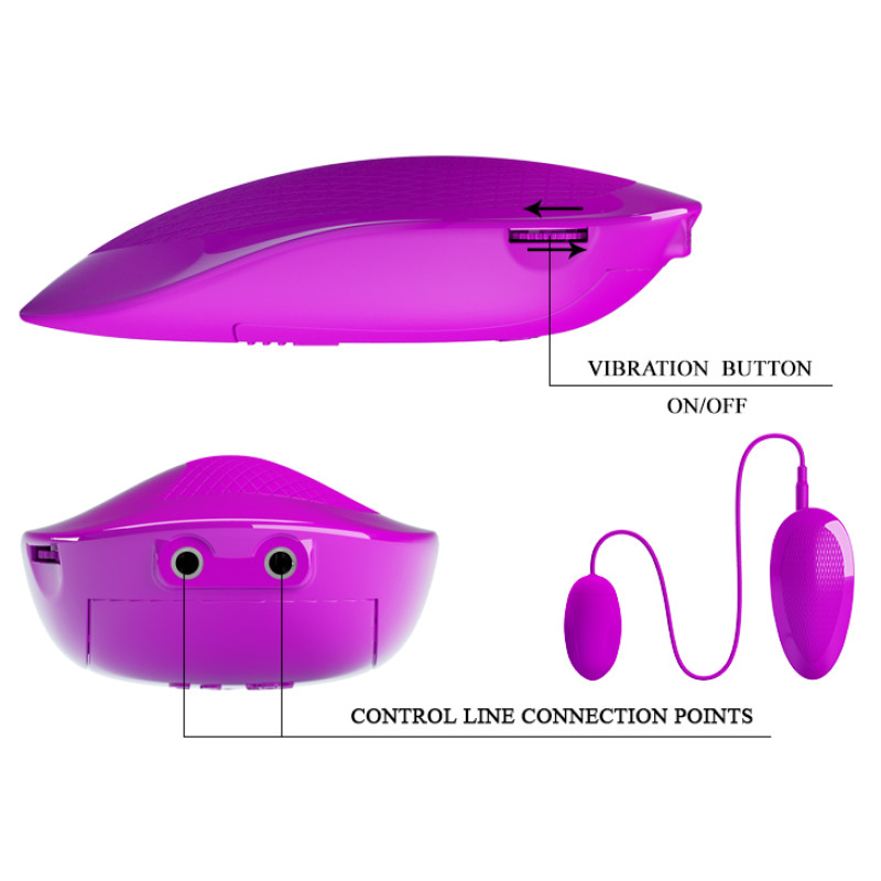 Віброяйце LyBaile Pretty Love Powerful Vibration Egg Фіолетові