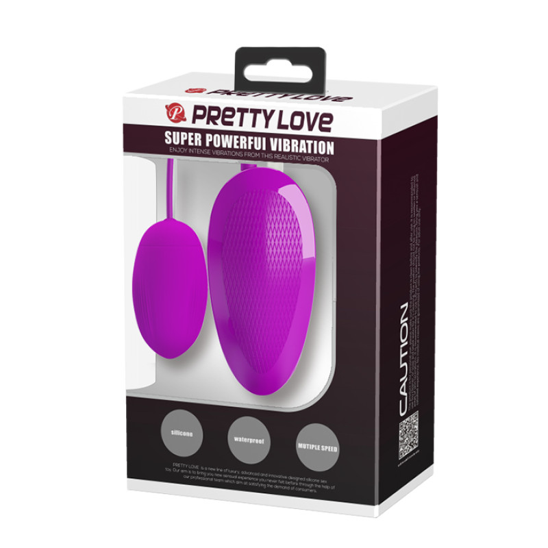 Віброяйце LyBaile Pretty Love Powerful Vibration Egg Фіолетові