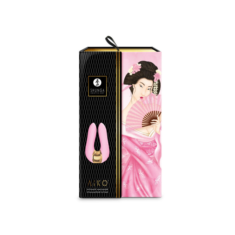 Вібратор для клітора Shunga Aiko Light Pink, гнучкі кінчики Вібратор для клітора Shunga Aiko Light Pink, гнучкі кінчики