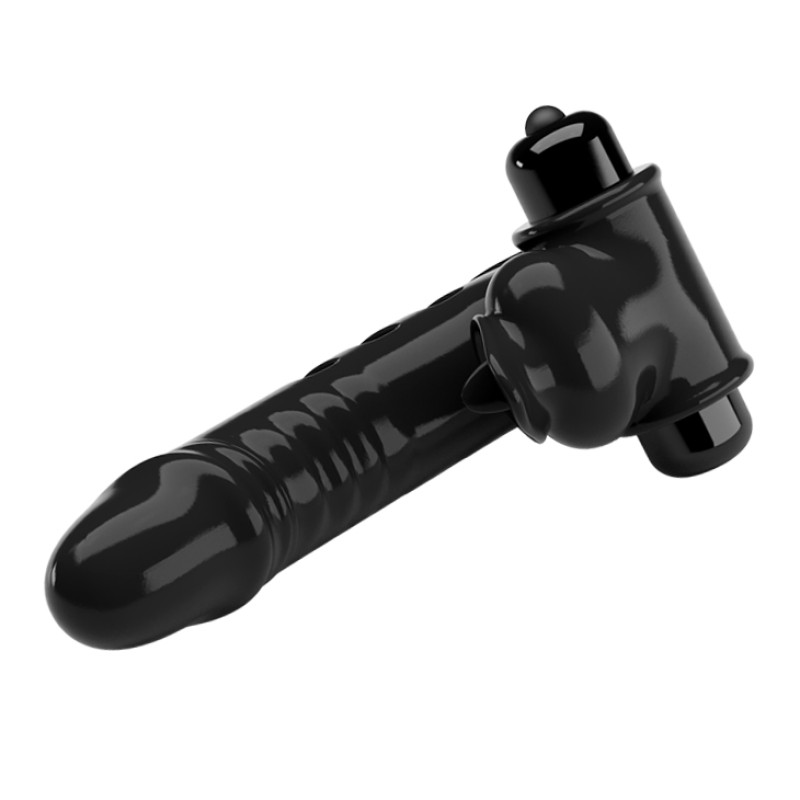 Насадка на палець Pretty Love Corbin Finger Vibrator Black Насадка на палець Pretty Love Corbin Finger Vibrator Black