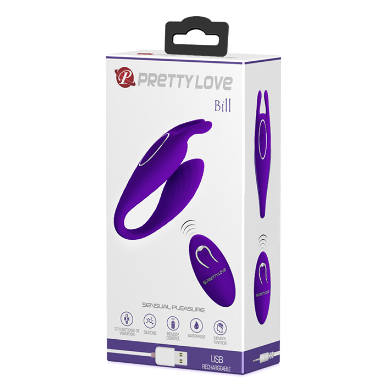 Вибратор Pretty Love Bill Stimulator Purple Вибратор Pretty Love Bill Stimulator Purple