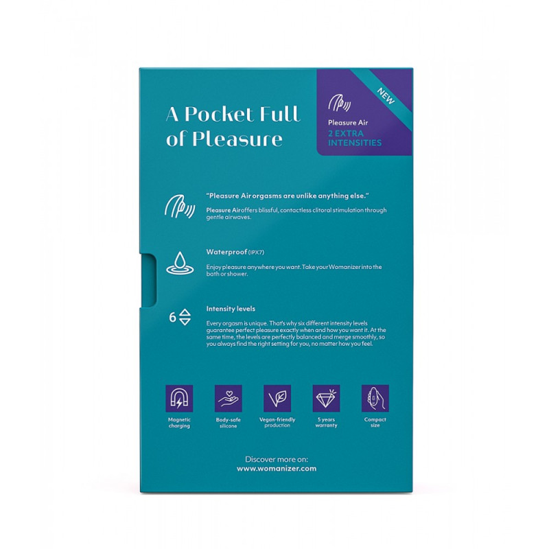 Вакуумний стимулятор клітора Womanizer Starlet 3 Turquoise Вакуумний стимулятор клітора Womanizer Starlet 3 Turquoise