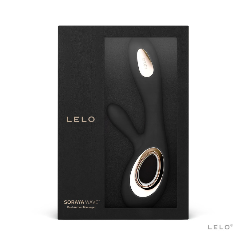 Вибратор-кролик LELO Soraya Wave Black, манящие движения ствола Вибратор-кролик LELO Soraya Wave Black, манящие движения ствола