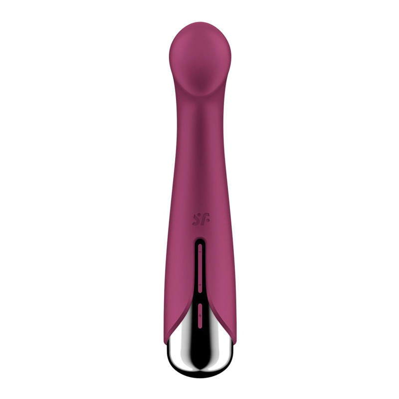 Вібратор з ротацією Satisfyer Spinning G-Spot 1 Red, плоский майданчик для стимуляції точки G Вібратор з ротацією Satisfyer Spinning G-Spot 1 Red, плоский майданчик для стимуляції точки G