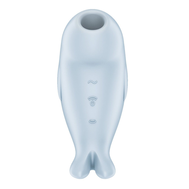 Вакуумный клиторальный стимулятор с вибрацией Satisfyer Seal You Soon, 2 независимых мотора Вакуумный клиторальный стимулятор с вибрацией Satisfyer Seal You Soon, 2 независимых мотора