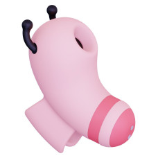 Вакуумный стимулятор с микротоками KISSTOY Beebe Pink, на палец