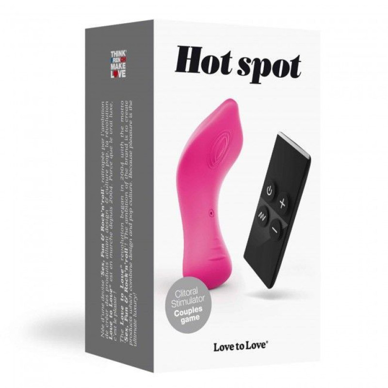 Стимулятор клитора и эрогенных зон Love To Love HOT SPOT с пультом ДУ Стимулятор клитора и эрогенных зон Love To Love HOT SPOT с пультом ДУ