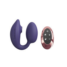 Вибрайте с вакуумной клиторальной стимуляцией Love To Love Wonderlover MIDNIGHT INDIGO