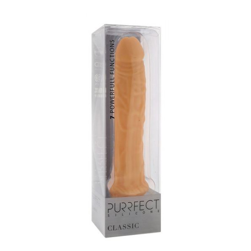 Вибратор Dreamtoys Purrfect Silicone Classic 8,5 inch Телесный Вибратор Dreamtoys Purrfect Silicone Classic 8,5 inch Телесный
