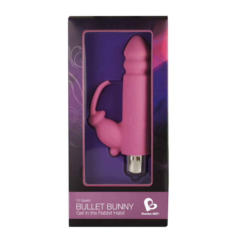 Вібратор Rocks Off Bullet-Bunny 10 Рожевий