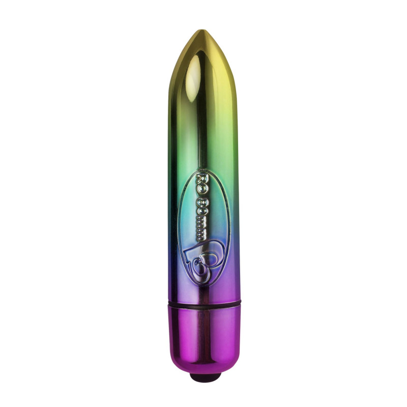 Вібратор Rocks Off Coloured 7 Speed RO-80 мм Rainbow Вібратор Rocks Off Coloured 7 Speed RO-80 мм Rainbow