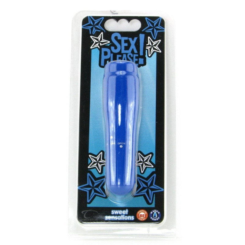 Вибромассажер Topco Sales Sweet Sensations Vibe 10,1х2,5 см Голубой Вибромассажер Topco Sales Sweet Sensations Vibe 10,1х2,5 см Голубой