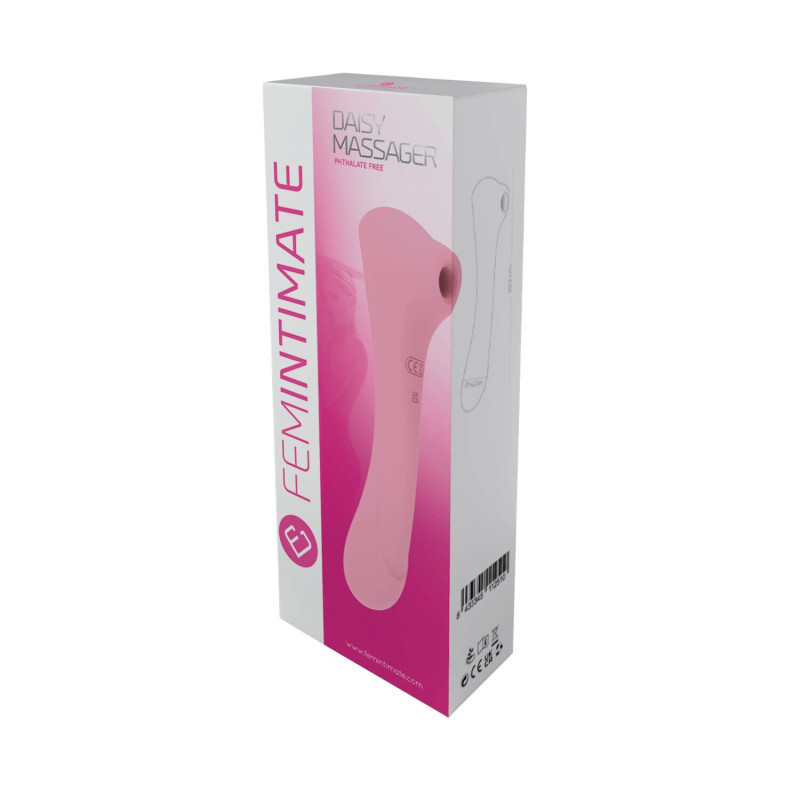 Вакуумный клиторальный стимулятор Femintimate Daisy Massager Pink Вакуумный клиторальный стимулятор Femintimate Daisy Massager Pink