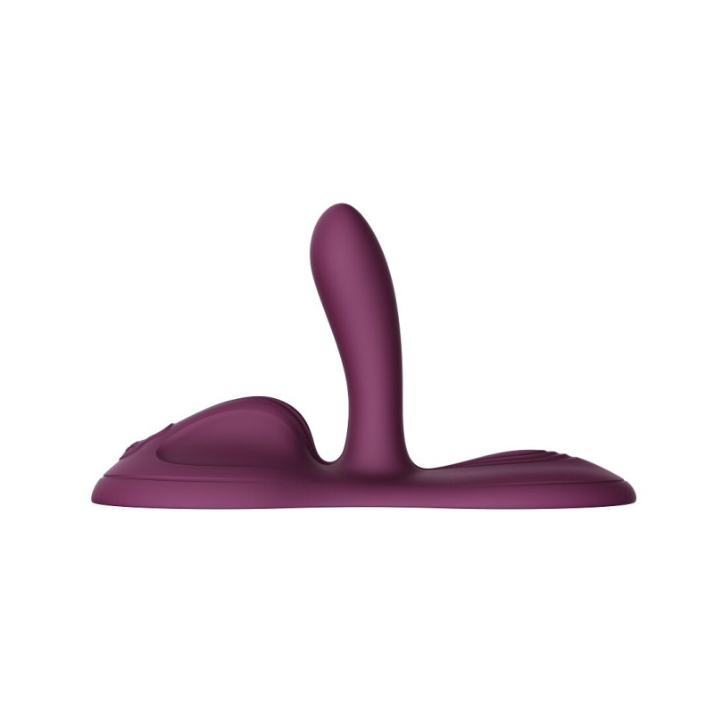 Sit-on-top смарт-вибратор Zalo – Flora Smart Vibrating Pad Velvet Purple, 9 моторов Sit-on-top смарт-вибратор Zalo – Flora Smart Vibrating Pad Velvet Purple, 9 моторов