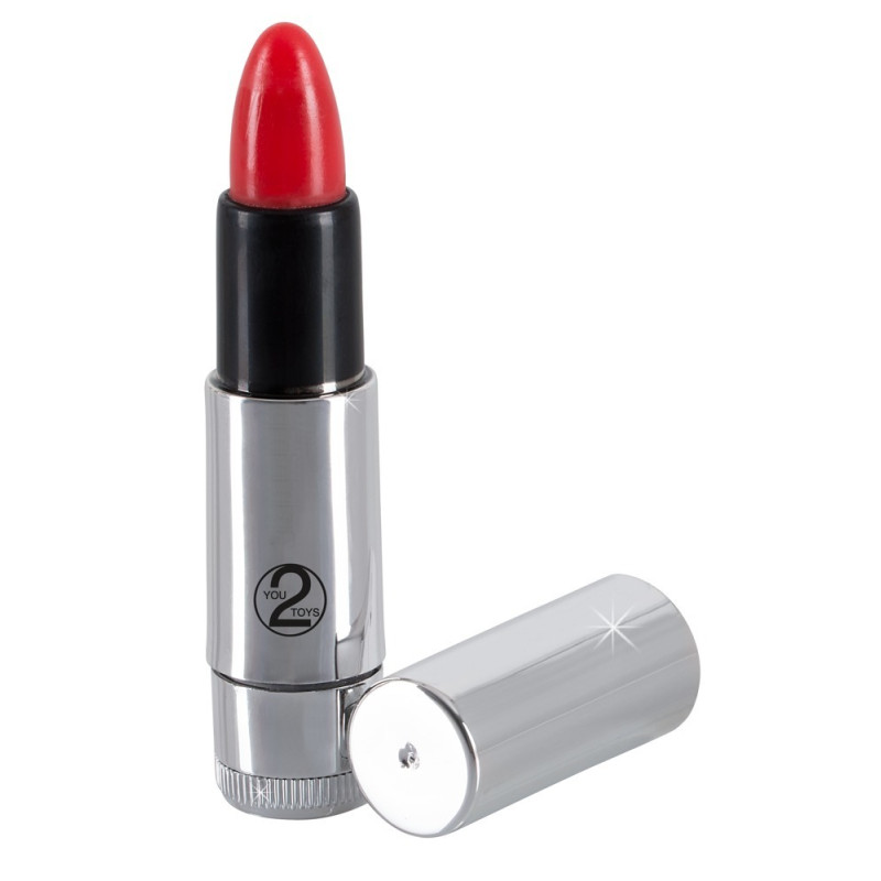 Вибратор You2Toys Kiss Me Lipstick Серебристый Вибратор You2Toys Kiss Me Lipstick Серебристый