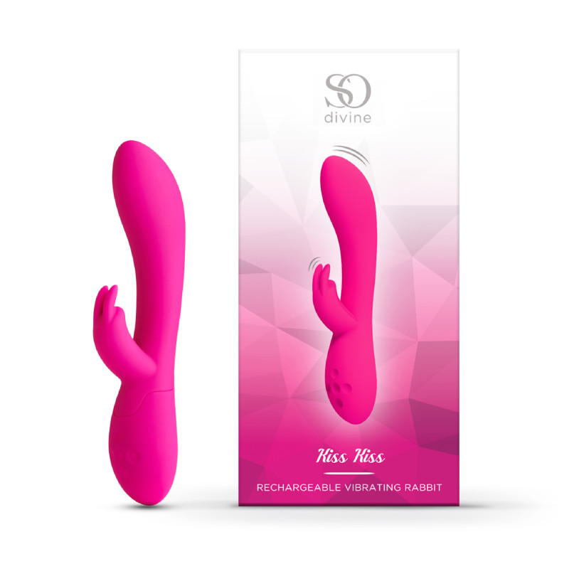 Вибратор кролик So Divine Kiss Kiss