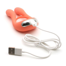 Вибратор для пар KisToy Martin Оранжевый