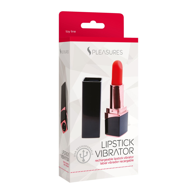 Вибратор-помада S Pleasures Lipstick Vibrator, очень реалистичный, 10 режимов Вибратор-помада S Pleasures Lipstick Vibrator, очень реалистичный, 10 режимов