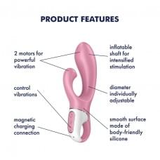 Надувной вибратор-кролик Satisfyer Air Pump Bunny 2