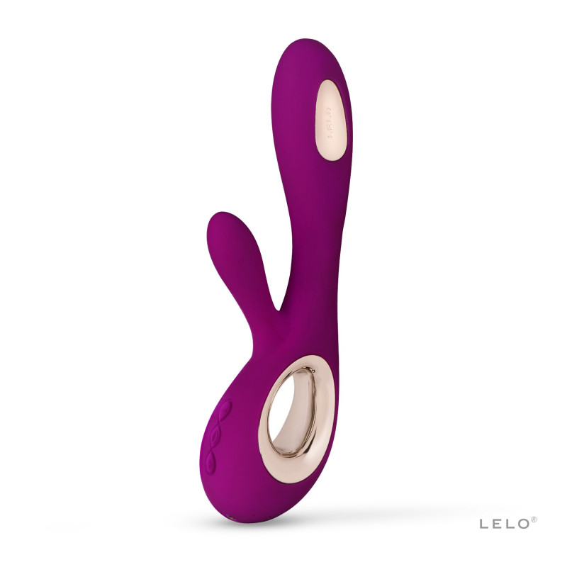 Вибратор-кролик LELO Soraya Wave Deep Rose, манящие движения ствола Вибратор-кролик LELO Soraya Wave Deep Rose, манящие движения ствола