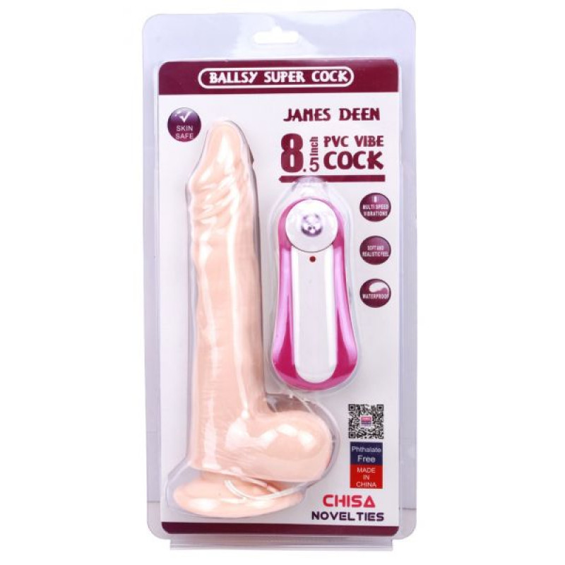 Вибромассажер Chisa JAMES DEEN 8.5 Телесный Вибромассажер Chisa JAMES DEEN 8.5 Телесный