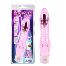 Вибромассажер Chisa Jelly Glitters Dual Probe Розовый