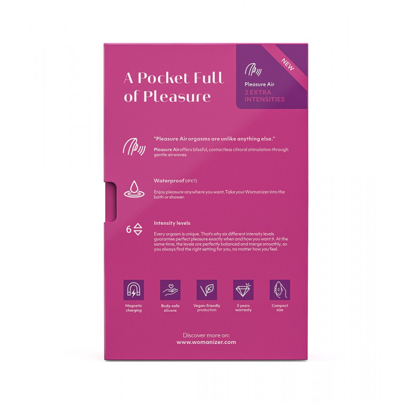 Вакуумный стимулятор клитора Womanizer Starlet 3 Pink