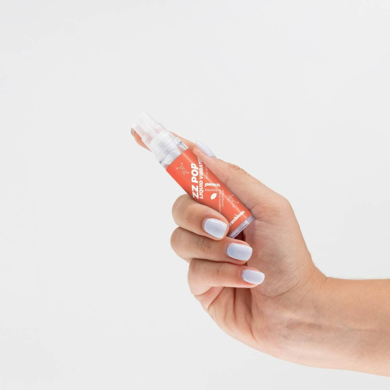 Рідкий вібратор із смаком персика Crushious Zz Pop, 10 мл Рідкий вібратор із смаком персика Crushious Zz Pop, 10 мл