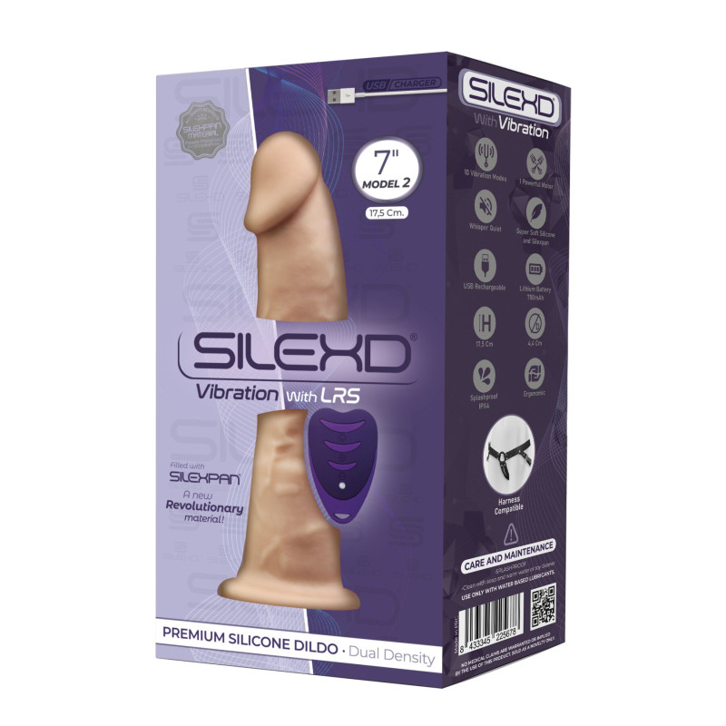 Фалоімітатор з вібрацією SilexD Henry Vibro Flesh (MODEL 2 size 7in) + LRS, діаметр 4,4 см Фалоімітатор з вібрацією SilexD Henry Vibro Flesh (MODEL 2 size 7in) + LRS, діаметр 4,4 см