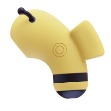 Вакуумный стимулятор с микротоками KISSTOY Beebe Yellow, на палец