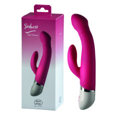 Hi-tech вібратор StRubber MINDS OF LOVE Seducer Dual Vibrator Рожевий