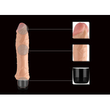 Реалистичный вибратор LoveToy Real Feel Vibrator 8 Телесный