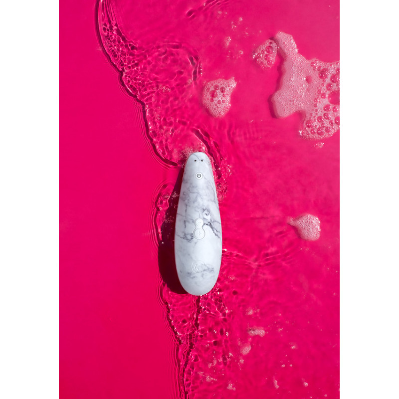 Вакуумный стимулятор клитора Womanizer Marilyn Monroe White Marble Вакуумный стимулятор клитора Womanizer Marilyn Monroe White Marble