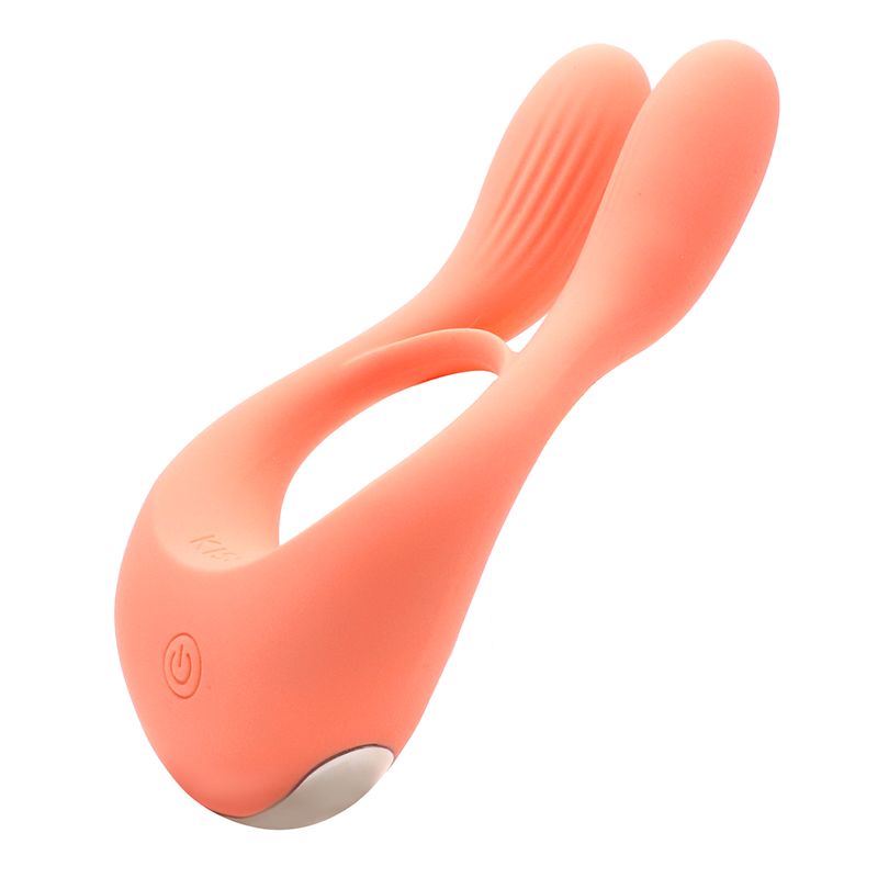 Вібратор для пар KisToy Martin Помаранчевий Вібратор для пар KisToy Martin Помаранчевий