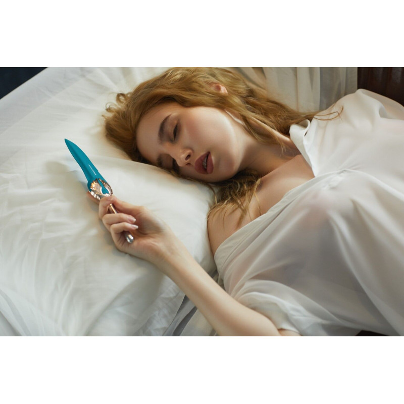 Изысканный вибратор Knight Jenay FLOWERS & SWORD, маска, лента и лубрикант в комплекте Изысканный вибратор Knight Jenay FLOWERS & SWORD, маска, лента и лубрикант в комплекте