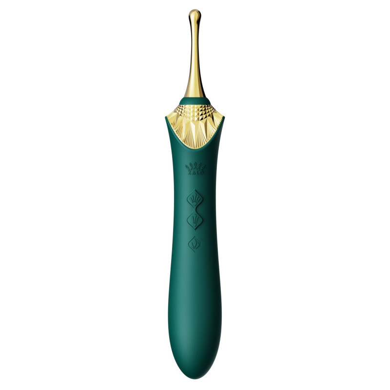 Мультифункциональный вибратор Zalo — Bess 2 Turquoise Green, 4 насадки, подогрев. Мультифункциональный вибратор Zalo — Bess 2 Turquoise Green, 4 насадки, подогрев.