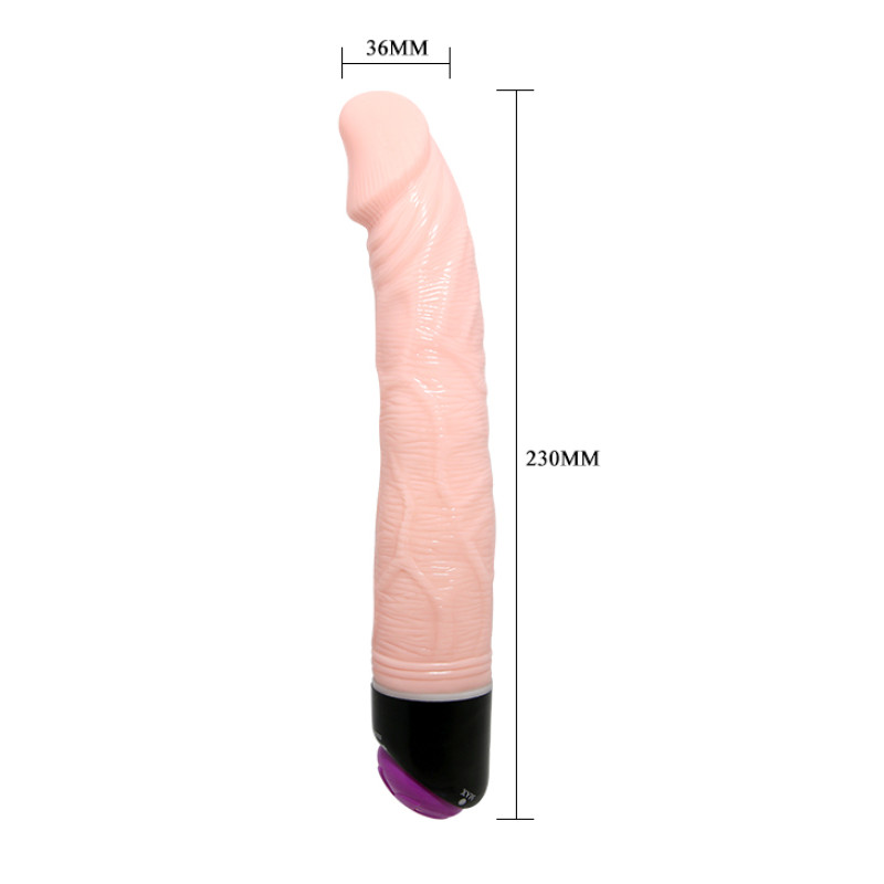 Вибратор LyBaile Waves Of Pleasure Fantasy Vibe Flesh, 23 см Вибратор LyBaile Waves Of Pleasure Fantasy Vibe Flesh, 23 см
