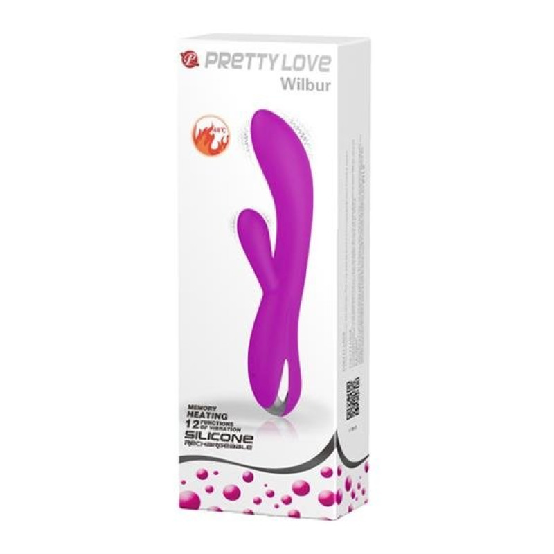 Вібратор Pretty Love Wilbur Vibrator Pink With Heating Вібратор Pretty Love Wilbur Vibrator Pink With Heating
