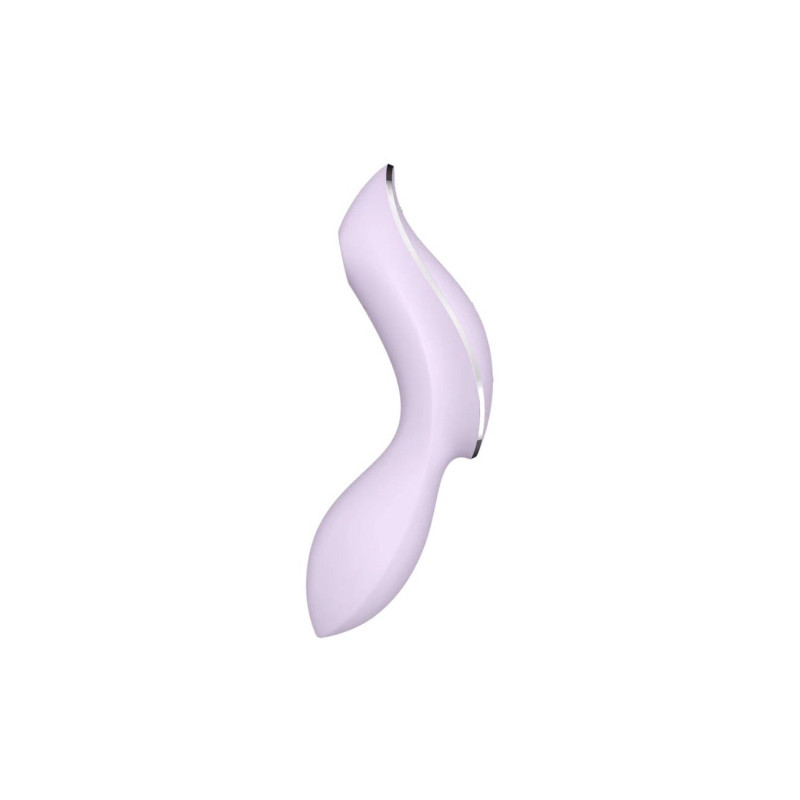 Вакуумний стимулятор з вібрацією Satisfyer Curvy Trinity 2 Violet Вакуумний стимулятор з вібрацією Satisfyer Curvy Trinity 2 Violet